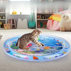 Circular 25.59 Inch High Quality Pet Cooling Pad, Suitable for Cats And Dogs - Funny Animal Patterns, Durable Plastic Surface, Comfortable All Year Round
